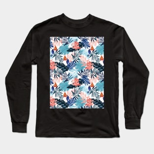 Surreal Toucans & Flamingos Long Sleeve T-Shirt